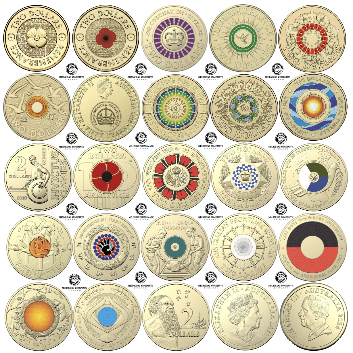 Australian   2 dollar coin beginners collectors bundles MEGA CLEARANCE