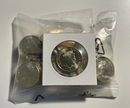 1x Australia One 2021 $1 One Dollar JC Obverse Coin 160k Mintage From RAM Bag