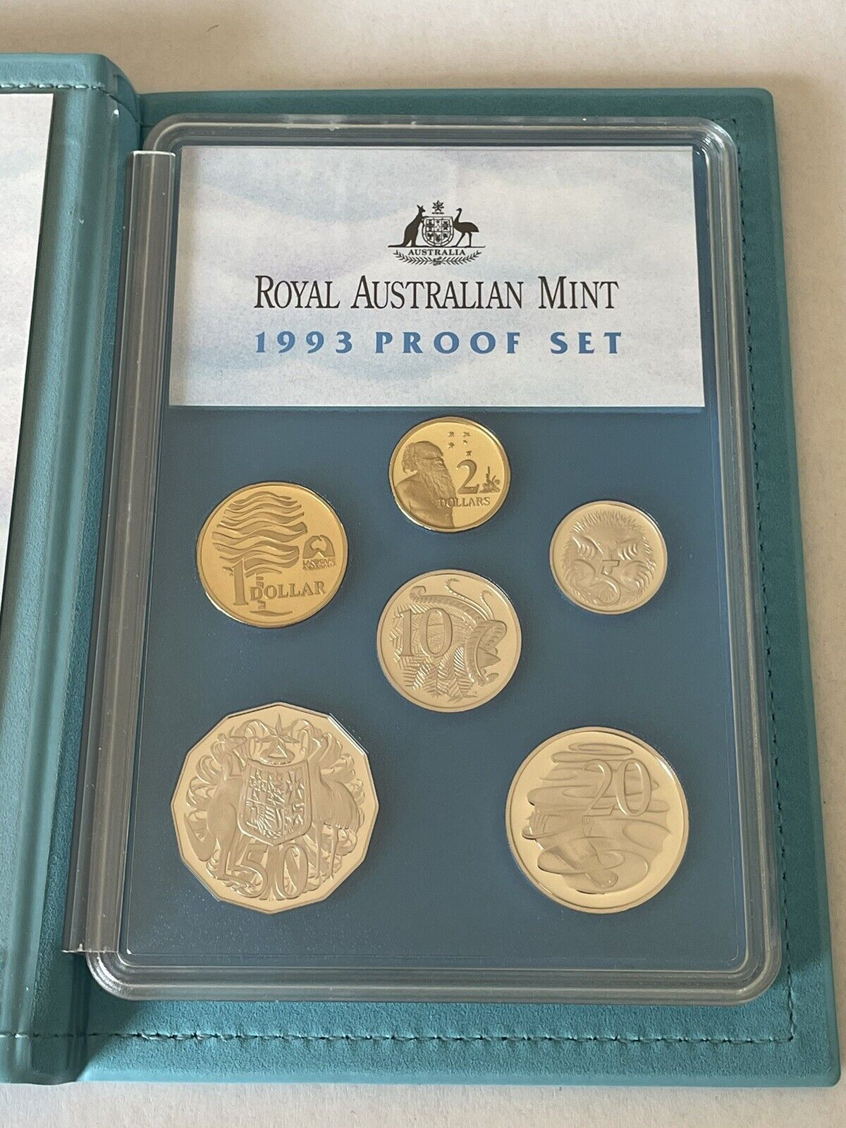 1993 Australia 6 Coin Proof Set Water is Life Land Decimal Currency Box of Issue