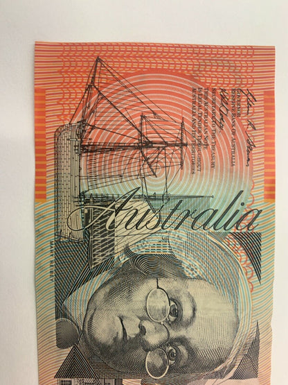20 dollar note Australia 2008 LAST PREFIX DA