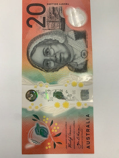 20 dollar note Australia 2019  LOWE/FRASER AH SERIAL