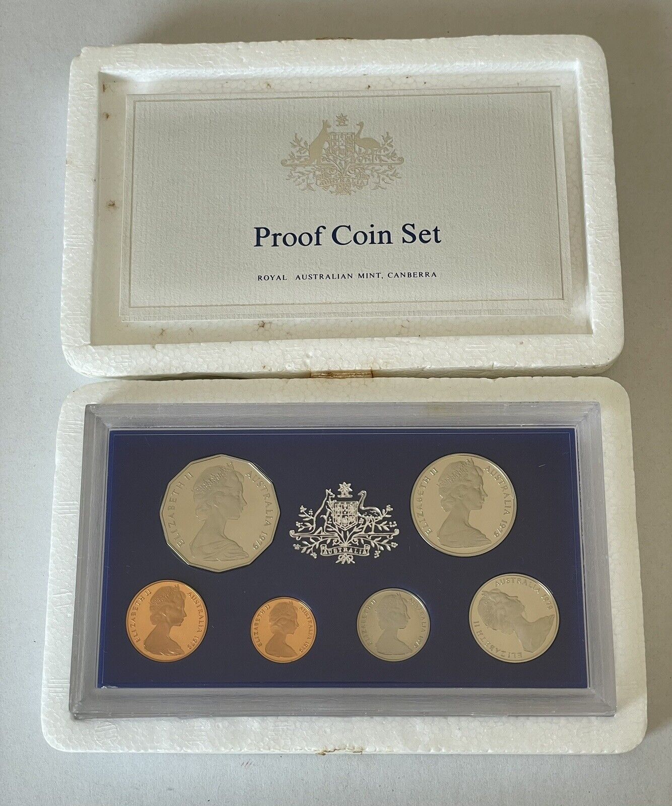 1979 ROYAL AUSTRALIAN MINT ISSUE SIX COIN PROOF SET with Certificate