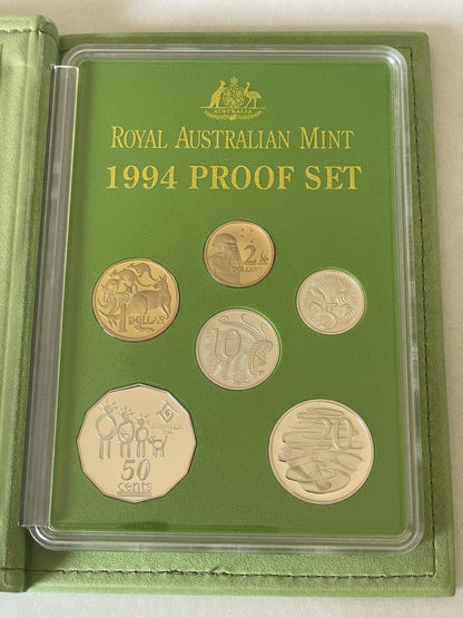 1994 Australia Proof 6 coin set International Year of the Family RAM case + box