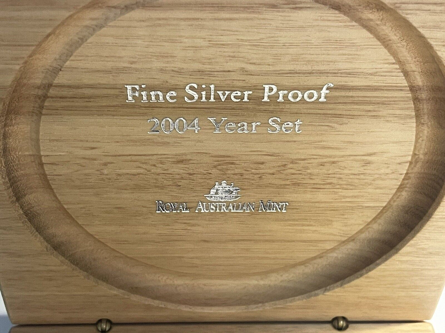 2004 Fine Silver 999 Proof Year Set RAM With COA Wooden Case And Box