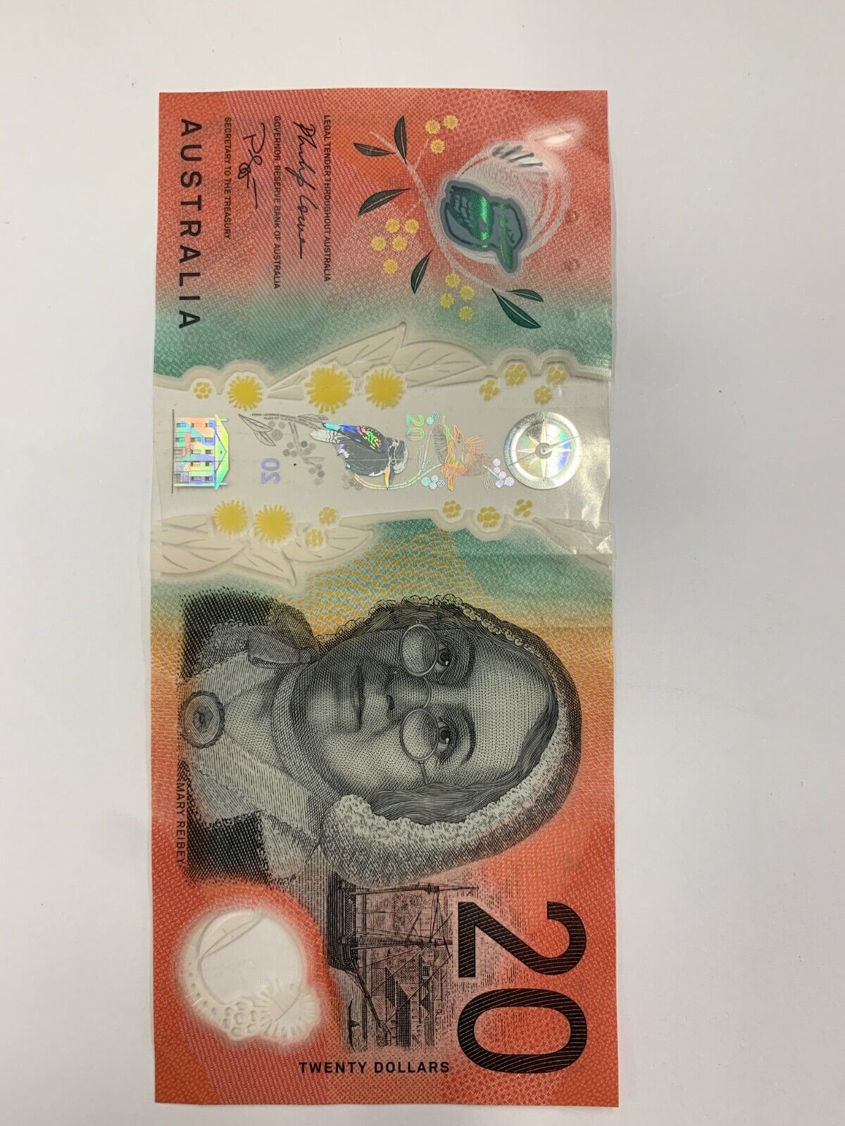 20 dollar note Australia 2019 "294492" RADAR