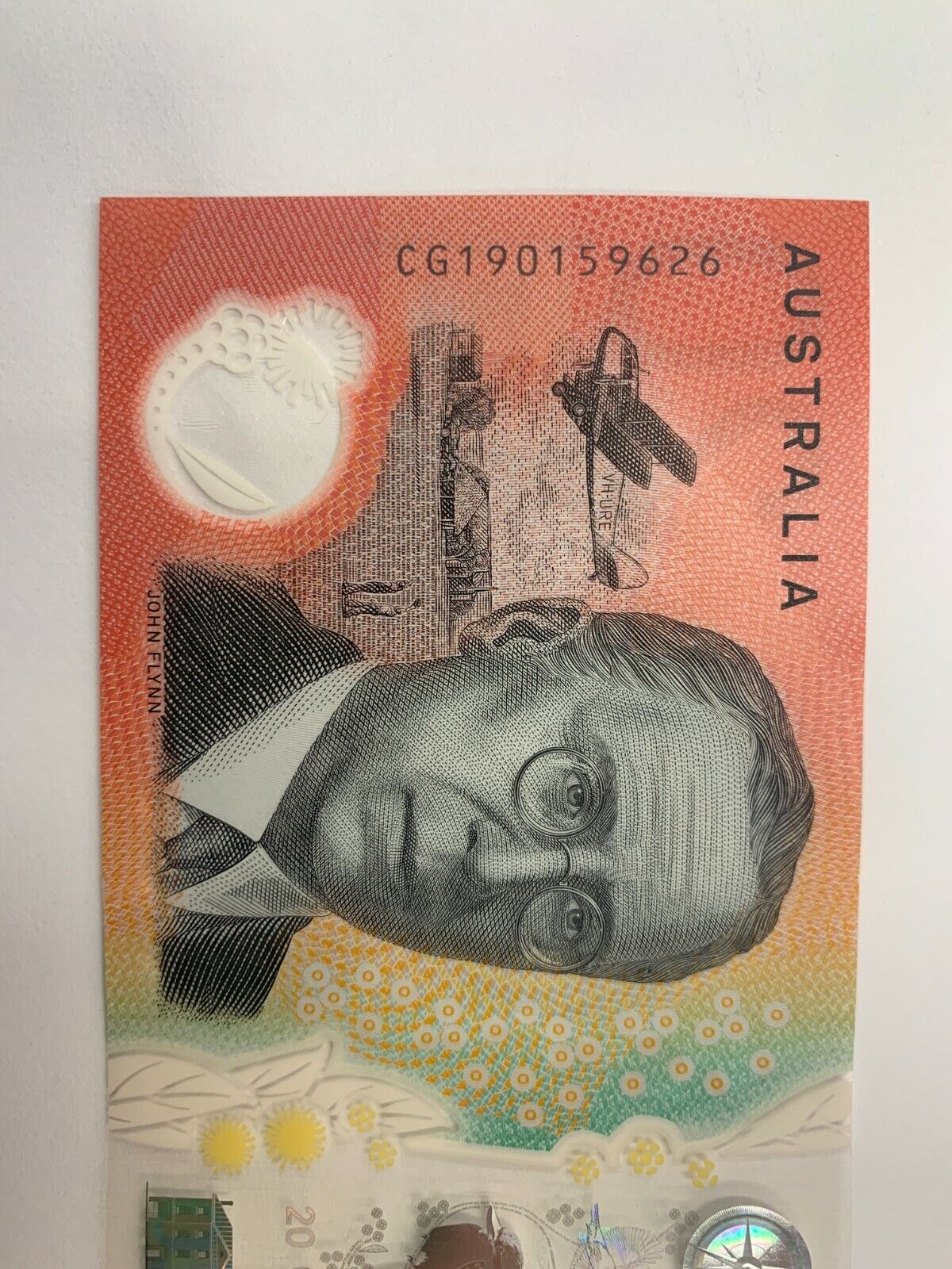 20 dollar note Australia 2019 LOWE/FRASER CG Serial