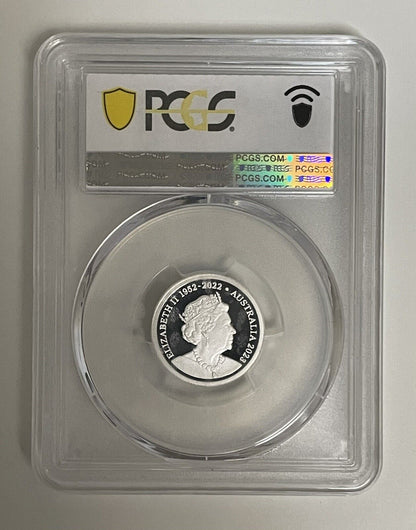 2023 C Mintmark Australia $2 Two Dollar Coin Vietnam War Silver PCGS Graded PR69