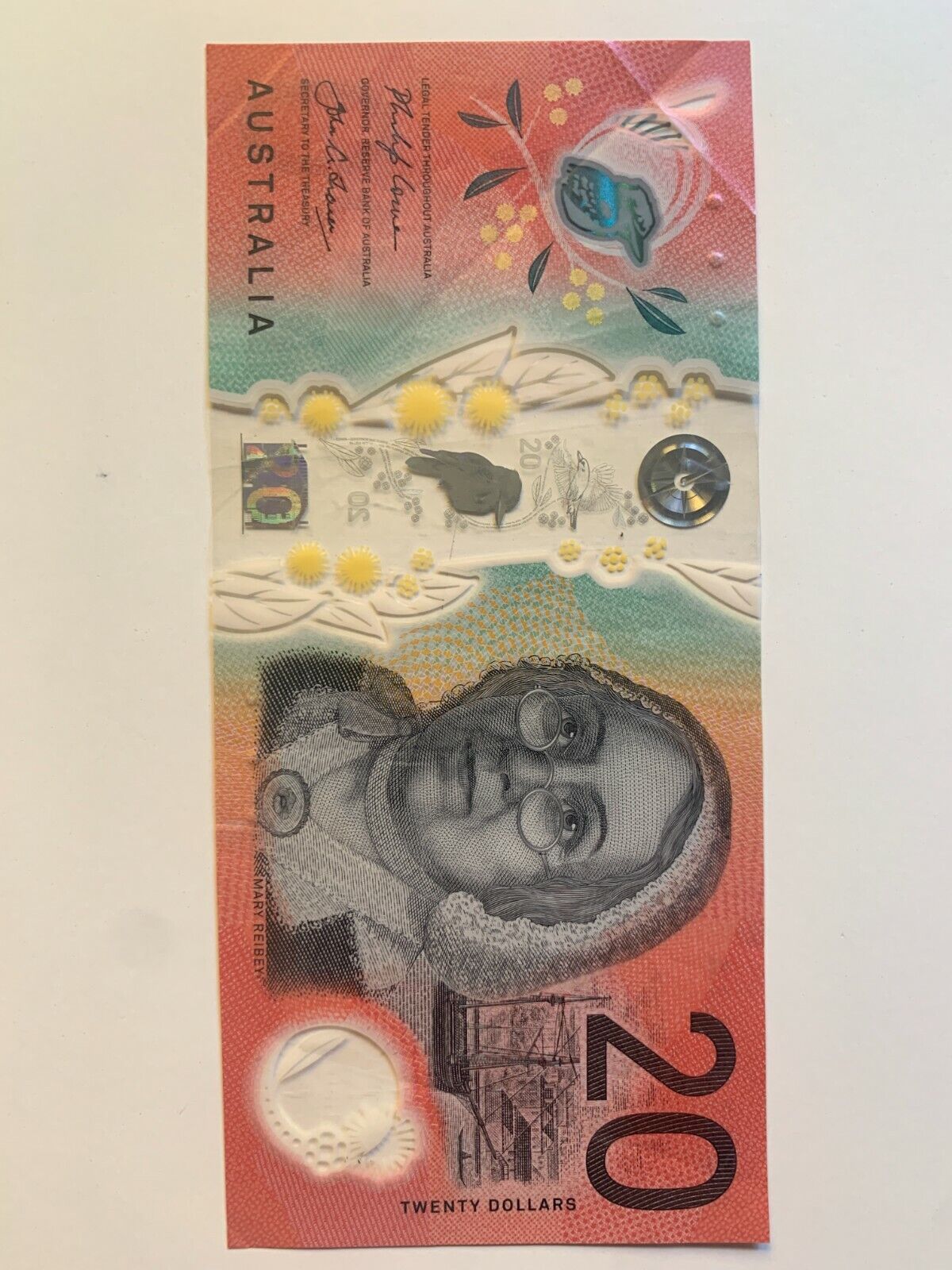 20 dollar note Australia 2019  LOWE/FRASER AK SERIAL