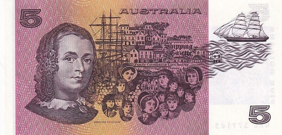 1991 Australian 5 Dollar Note - BANK BUNDLE - Fraser/Cole - CONSECUTIVE SERIALS