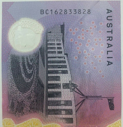 5 dollar note Australia 2016 RADAR "283382"