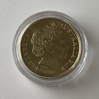 UNC 2012 $2 GOLD POPPY REMEMBRANCE DAY AUSTRALIAN TWO DOLLAR COIN EX BAG / ROLL