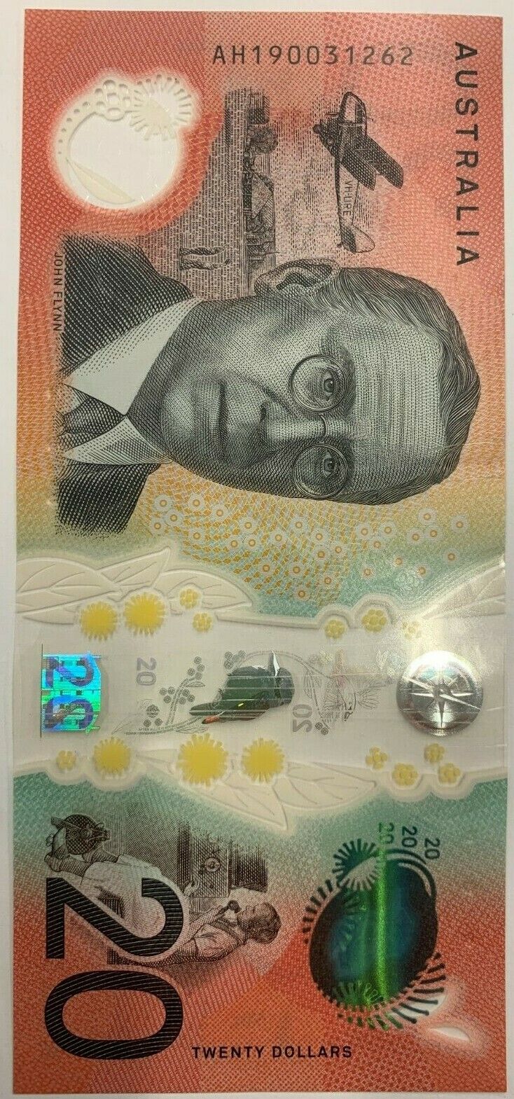 20 dollar note Australia 2019  LOWE/FRASER AH SERIAL