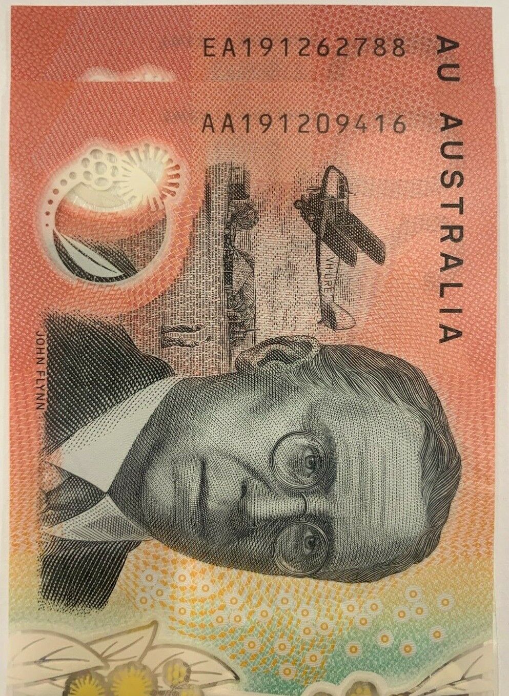 20 dollar Australian 2019 LOWE/GAETJENS AA19/EA19 First and Last PREFIX SET