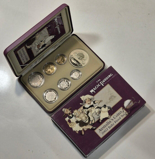 2007 Australian Baby Coin Set - The Magic Pudding - Proof Set - RAM -