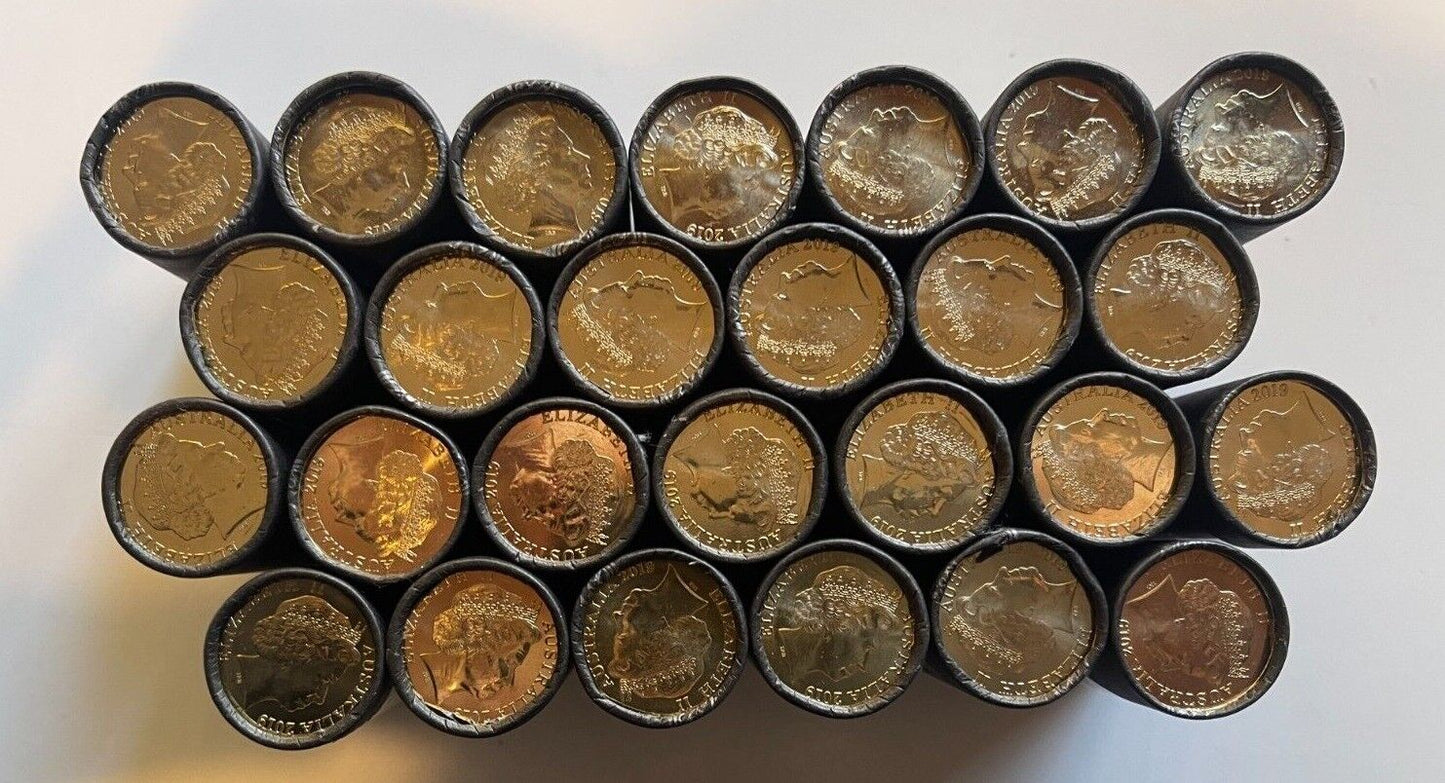 2019 Great Aussie Coin Hunt UNC $1 Alphabet Coins Set 26 Coins A-Z C&C ONE SET