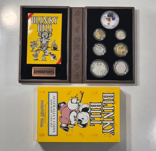 2009 RAM SIX COIN BABY PROOF SET - Featuring Dorothy Wall's Blinky Bill