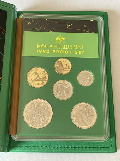 1992 PROOF COIN SET - BARCELONA OLYMPICS - NEW $1 OLYMPIC GAMES COIN $2 Folder