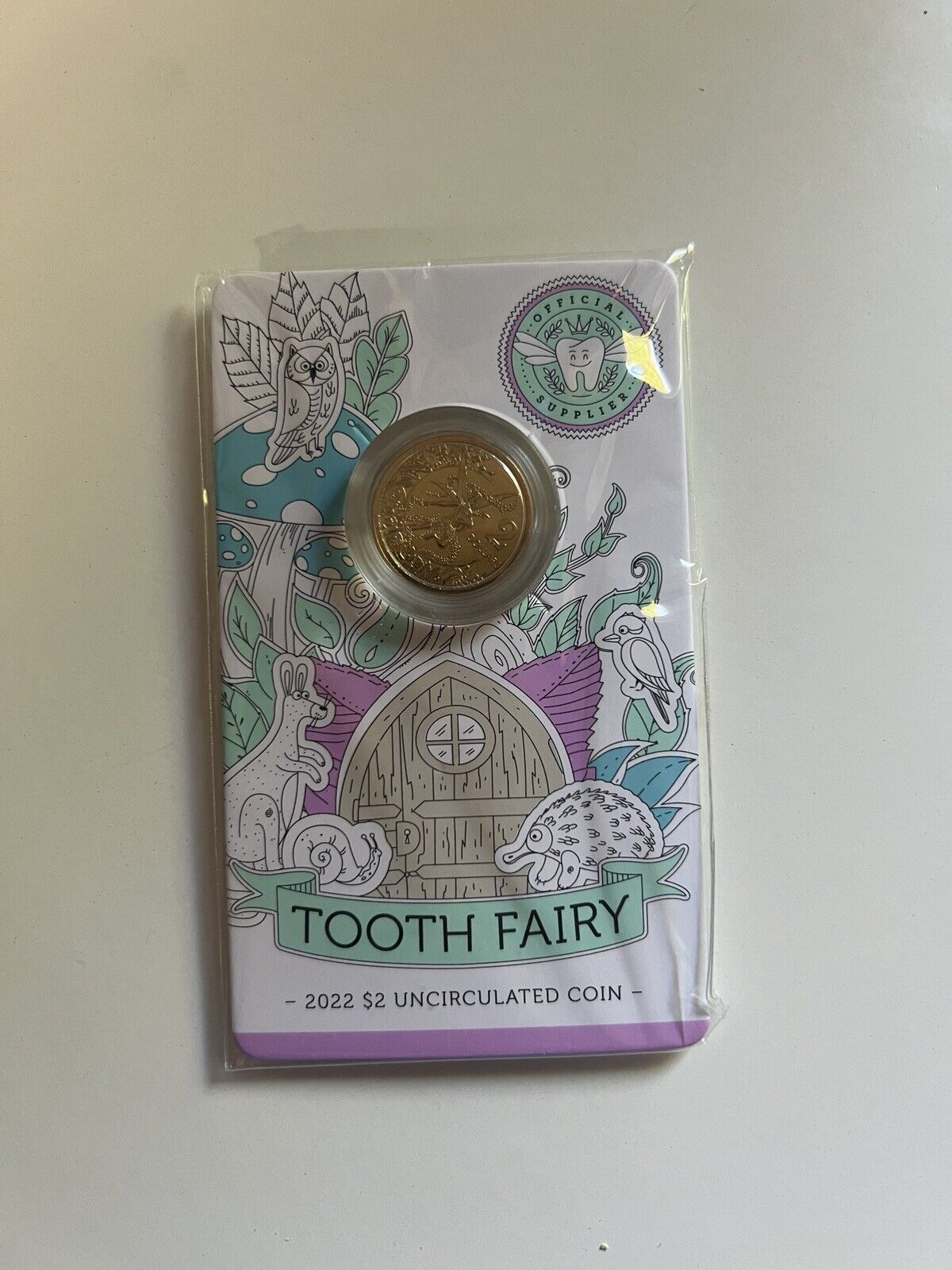 1x 2020 1x 2021 & 1x 2022 & 1x 2023 TOOTH FAIRY $2 COINS CARDED RAM