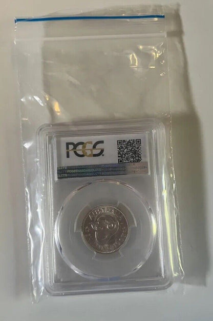 AUSTRALIAN 1963(M) SHILLING COIN  PCGS MS65 SLAB UNCIRCULATED GRADED PRE DECIMAL