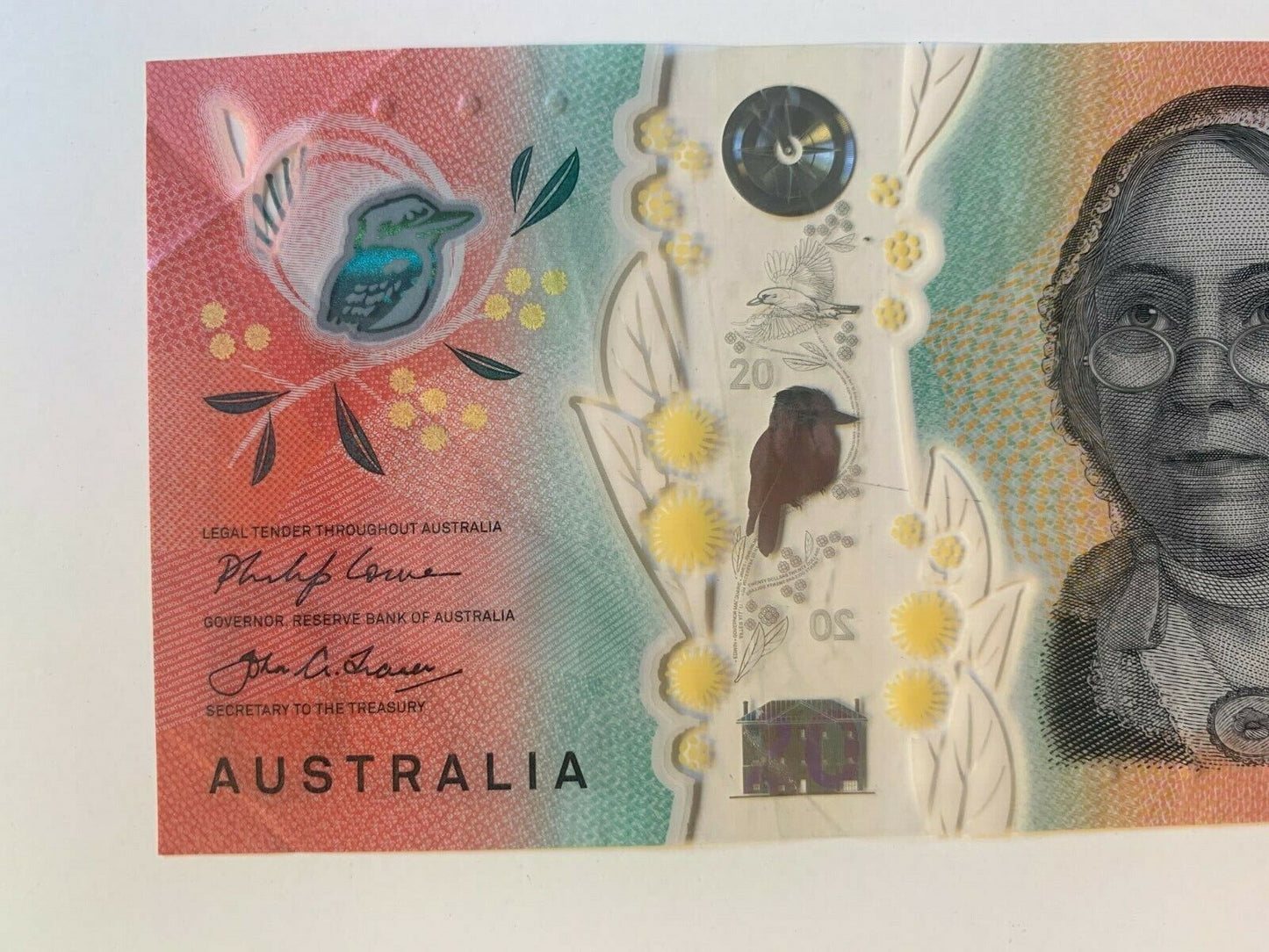 20 dollar note Australia 2019  LOWE/FRASER AK SERIAL