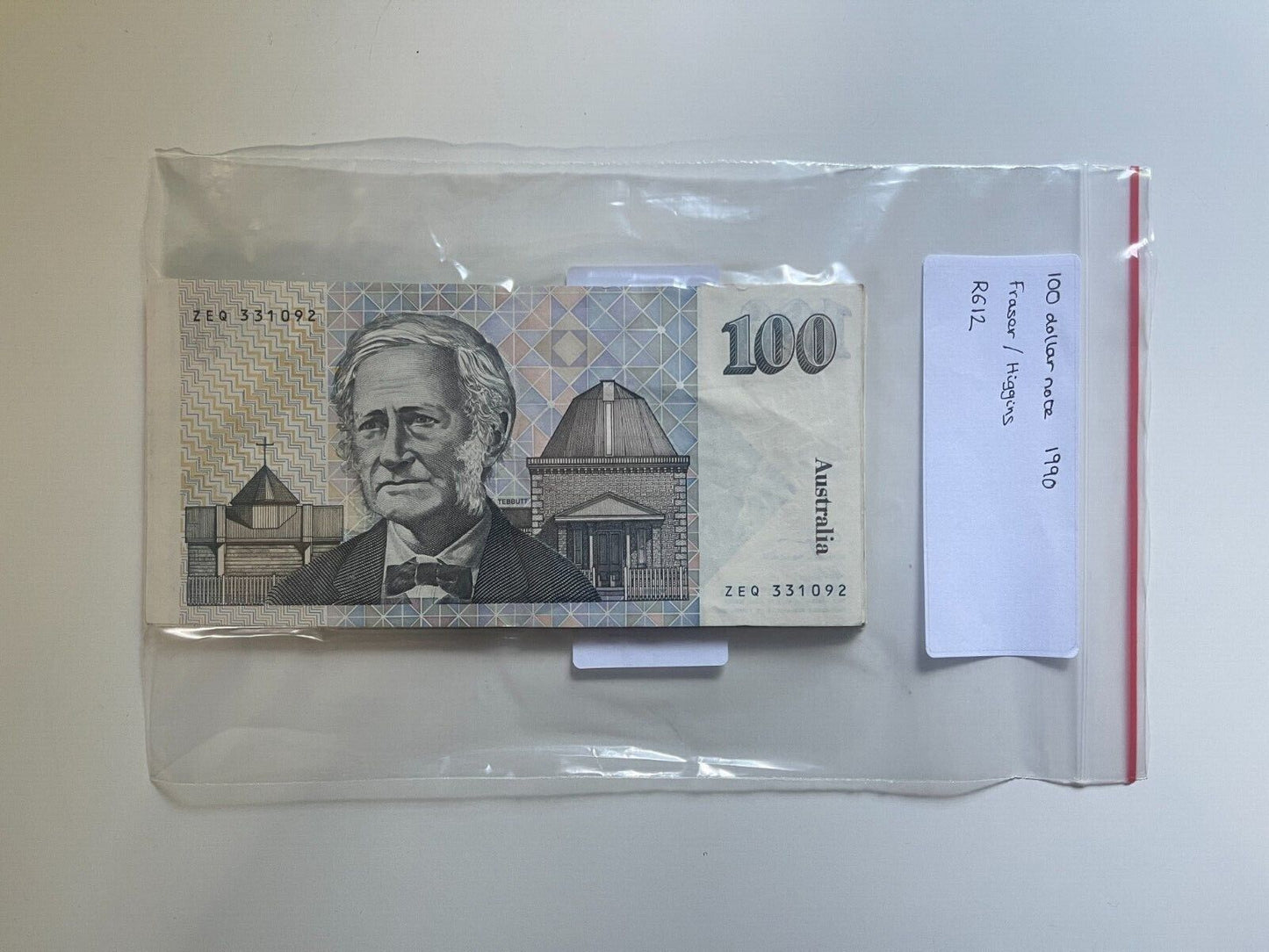 Rare Australian 100 dollar notes 1984 - 1996 Sir Douglas Mawson & John Tebbutt