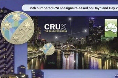 2022 $1 Crux The Southern Cross Limited Edition M PNC. ANDA MELBOURNE BOTH DAYS