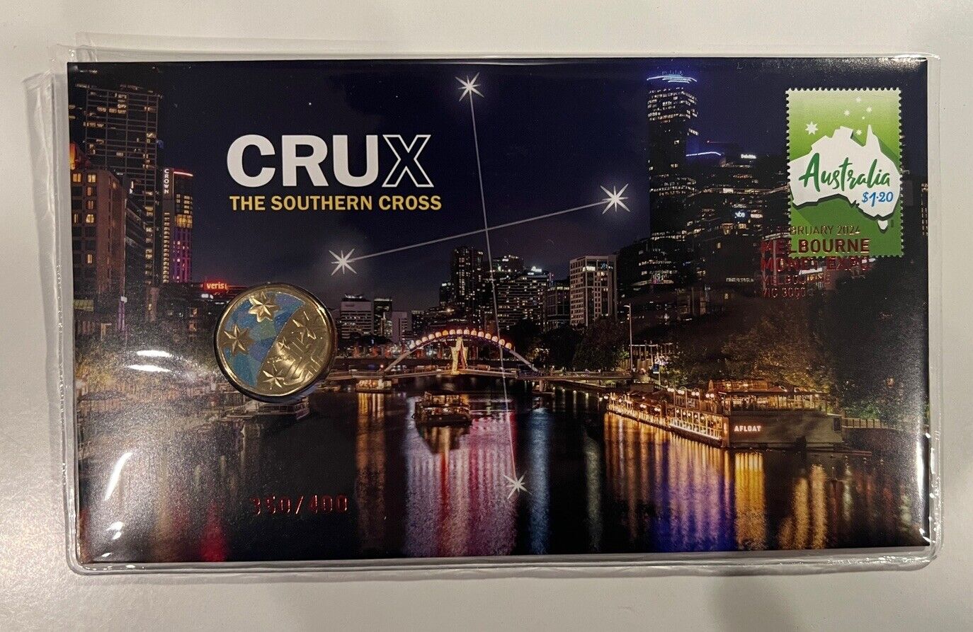 2022 $1 Crux The Southern Cross Limited Edition M PNC. ANDA MELBOURNE BOTH DAYS