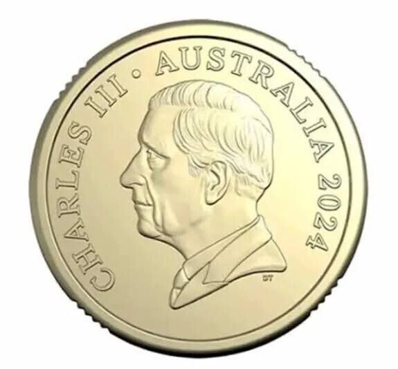 NEW Australia 2024 $2 Two Dollars King Charles III Elder Coin UNC From RAM Roll