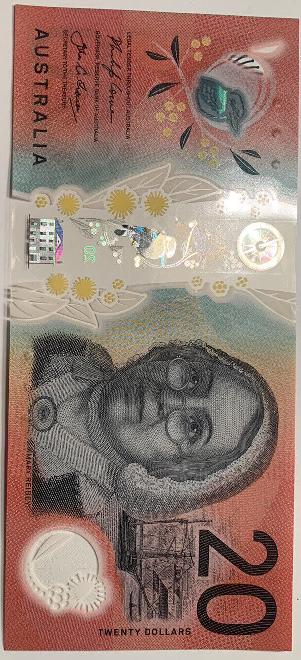 20 dollar note australia Lowe/Fraser 2019 -LOW MINTAGE-