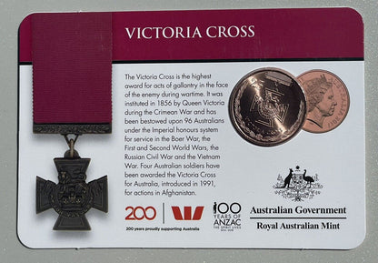 Australia 2017 Victoria Cross Anzac Legends of The Anzacs 25 Cent Coin Limited