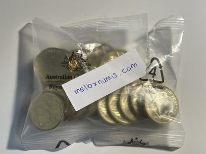 1x Australia One 2021 $1 One Dollar JC Obverse Coin 160k Mintage From RAM Bag