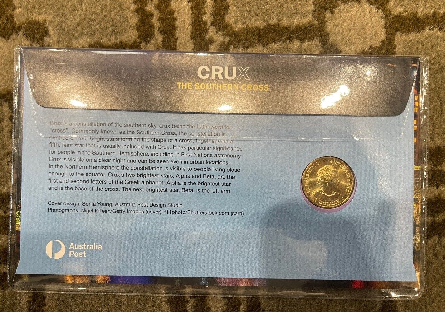 2022 $1 Crux The Southern Cross Limited Edition Coin PNC. ANDA MELBOURNE