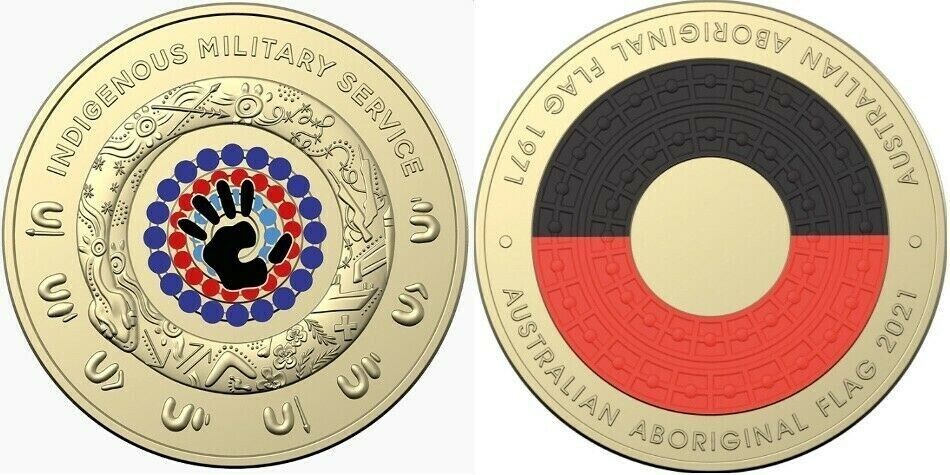 2 dollar coins Australian UNC 6 Coins Frontline, Police, IMS, Fire, Ambo, Flag