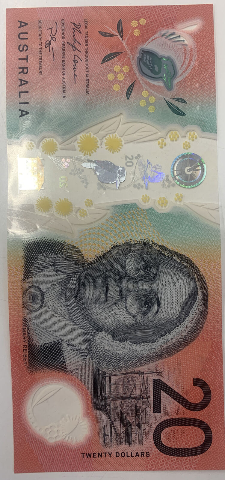 20 dollar note australia 2019 First Prefix AA “1919” Serial