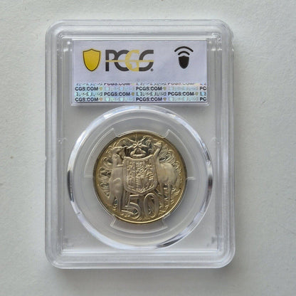 Australia 1966 50c Fifty Cents Proof PCGS Graded PR68DCAM Scarce