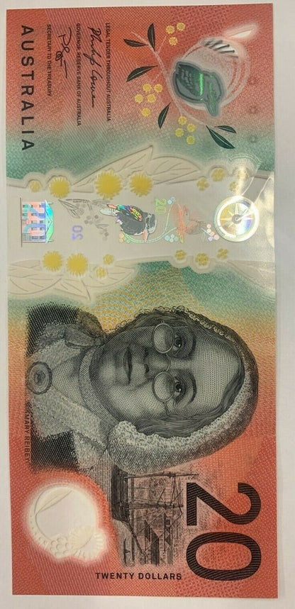 20 dollar note 2019  First Prefix AA19 Lowe/Gaetjens