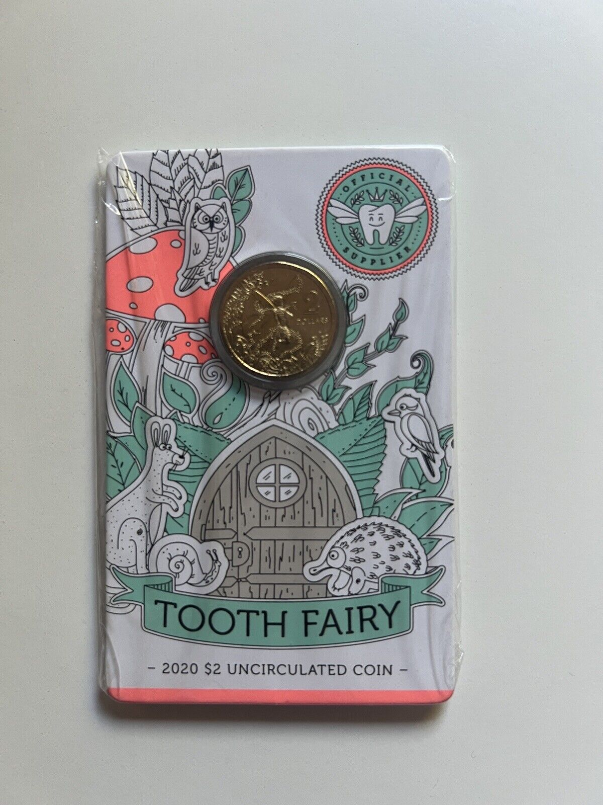 1x 2020 1x 2021 & 1x 2022 & 1x 2023 TOOTH FAIRY $2 COINS CARDED RAM