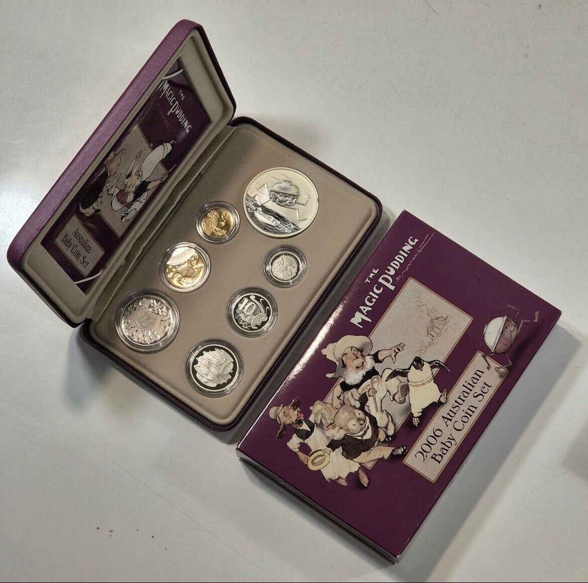 2006 Royal Australian Mint Baby Proof Six Coin Set Decimal Currency