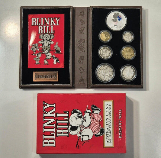 2011 Royal Australian Mint Blinky Bill Baby Proof Coin Set