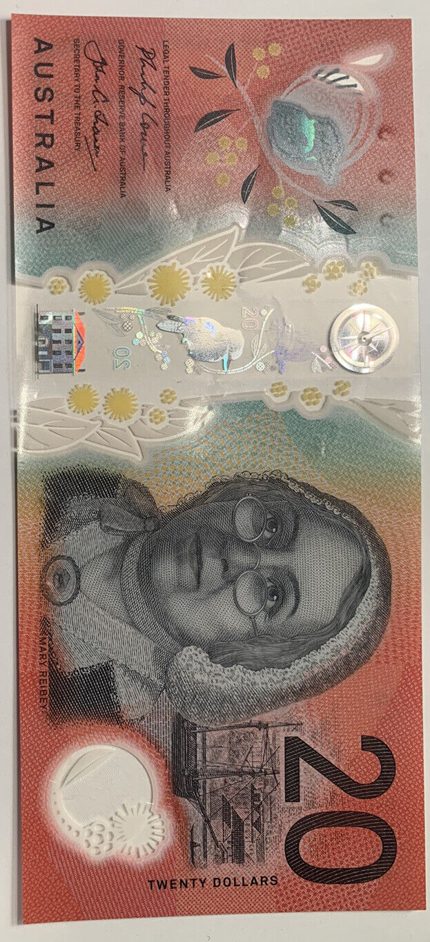 20 dollar note australia Lowe/Fraser 2019 -LOW MINTAGE-