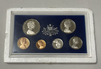 Rare 1969 Royal Australian Mint Proof 6 Coin Set With Foam No COA UNC