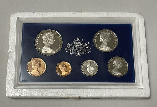 Rare 1969 Royal Australian Mint Proof 6 Coin Set With Foam No COA UNC