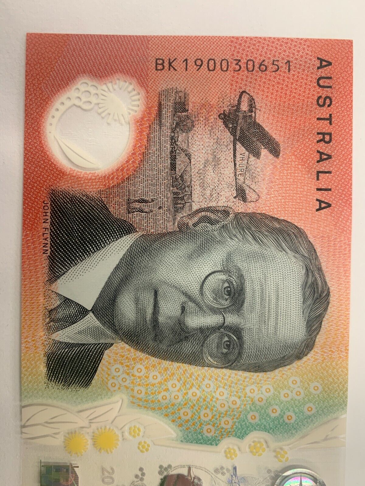 20 dollar note Australia 2019 LOWE/FRASER BK Serial