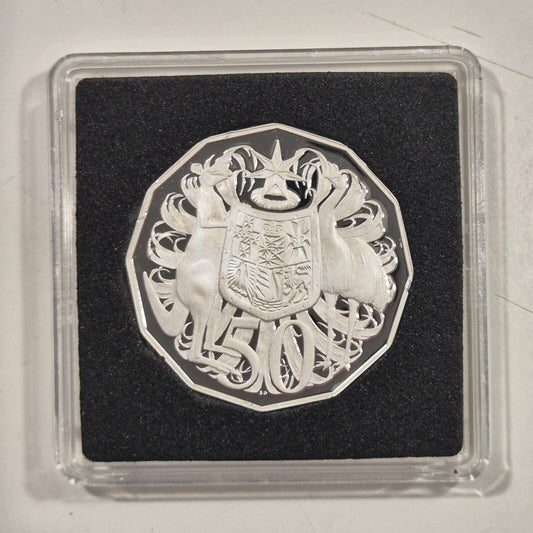 Australia 2008 Coat of Arms 50c Silver Proof Coin PCGS PR69DCAM #3028