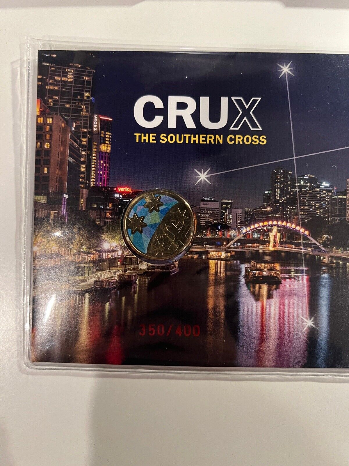 2022 $1 Crux The Southern Cross Limited Edition M PNC. ANDA MELBOURNE BOTH DAYS