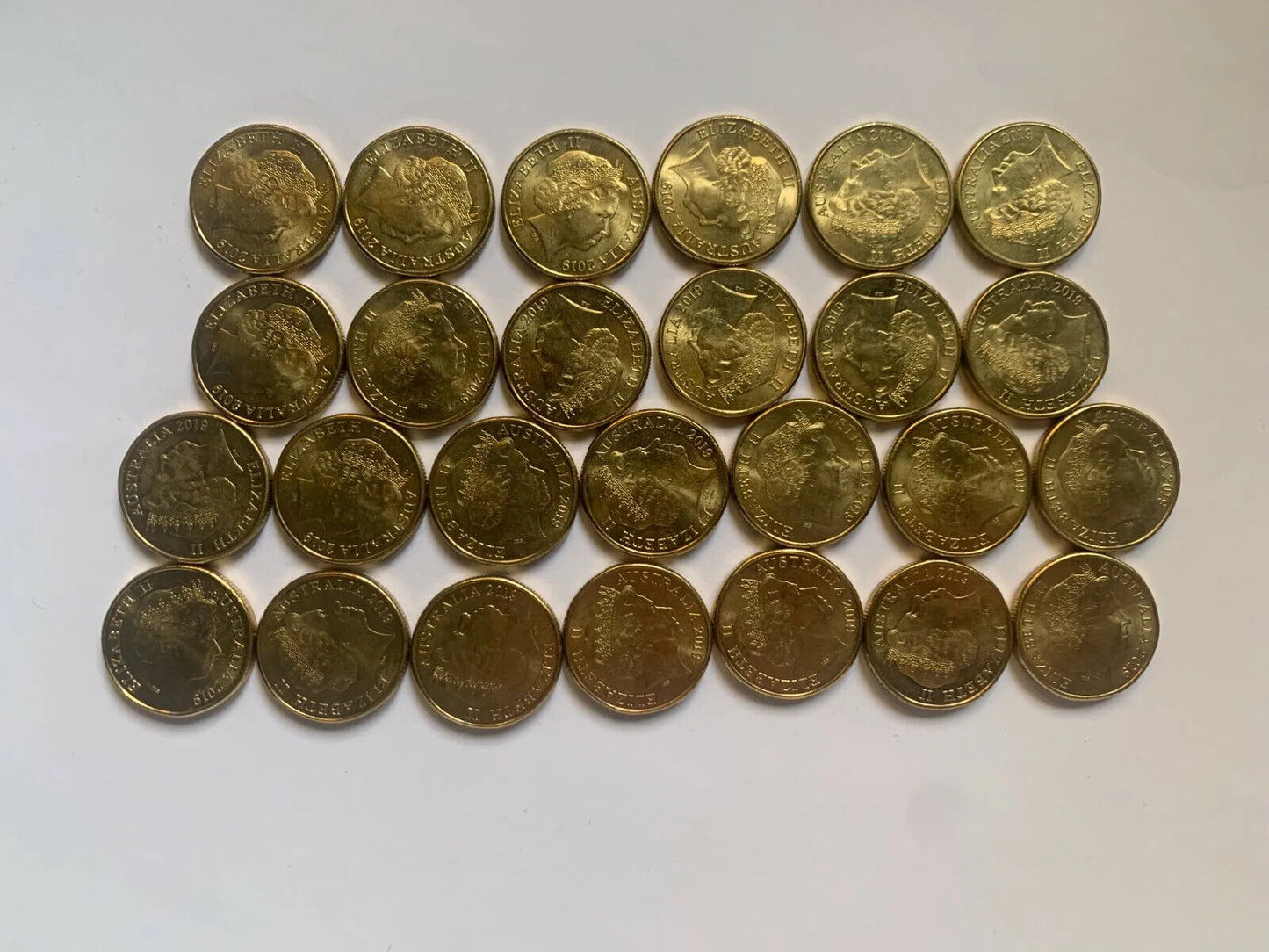 2019 Great Aussie Coin Hunt $1 Alphabet Coins Individual