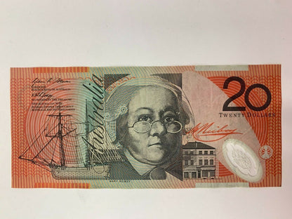 20 dollar note Australia 2008 JC RARE PREFIX