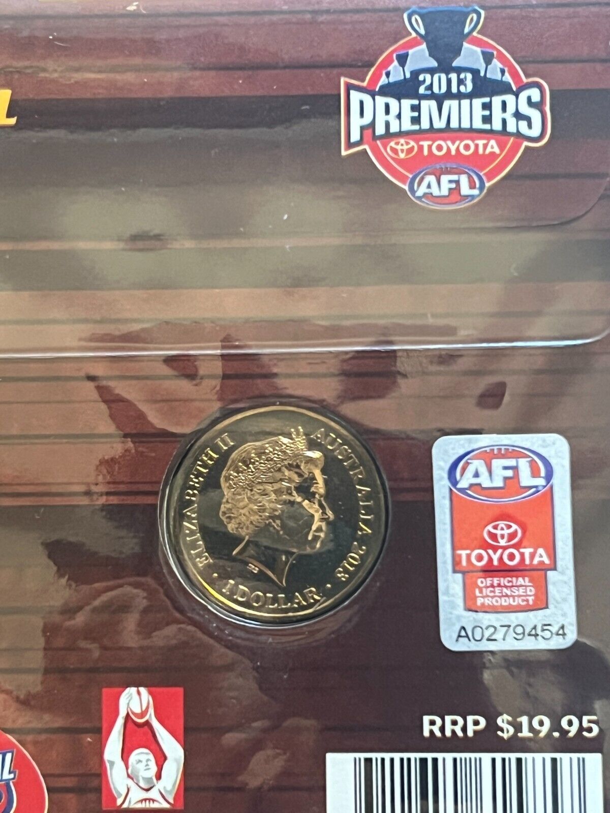 2014 Australia AFL Premiers Hawthorn Hawks RAM $1 Coin PNC