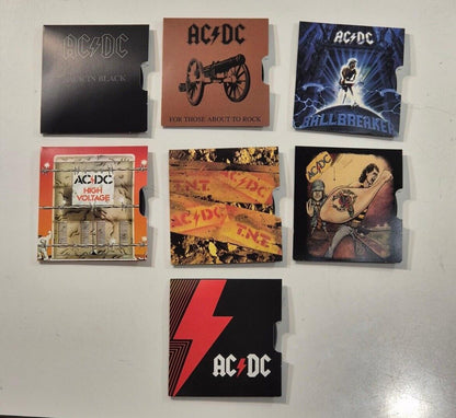 2020 2021 AC/DC 7 Coin Box Set UNC 20c Coloured Collection RAM vol 1