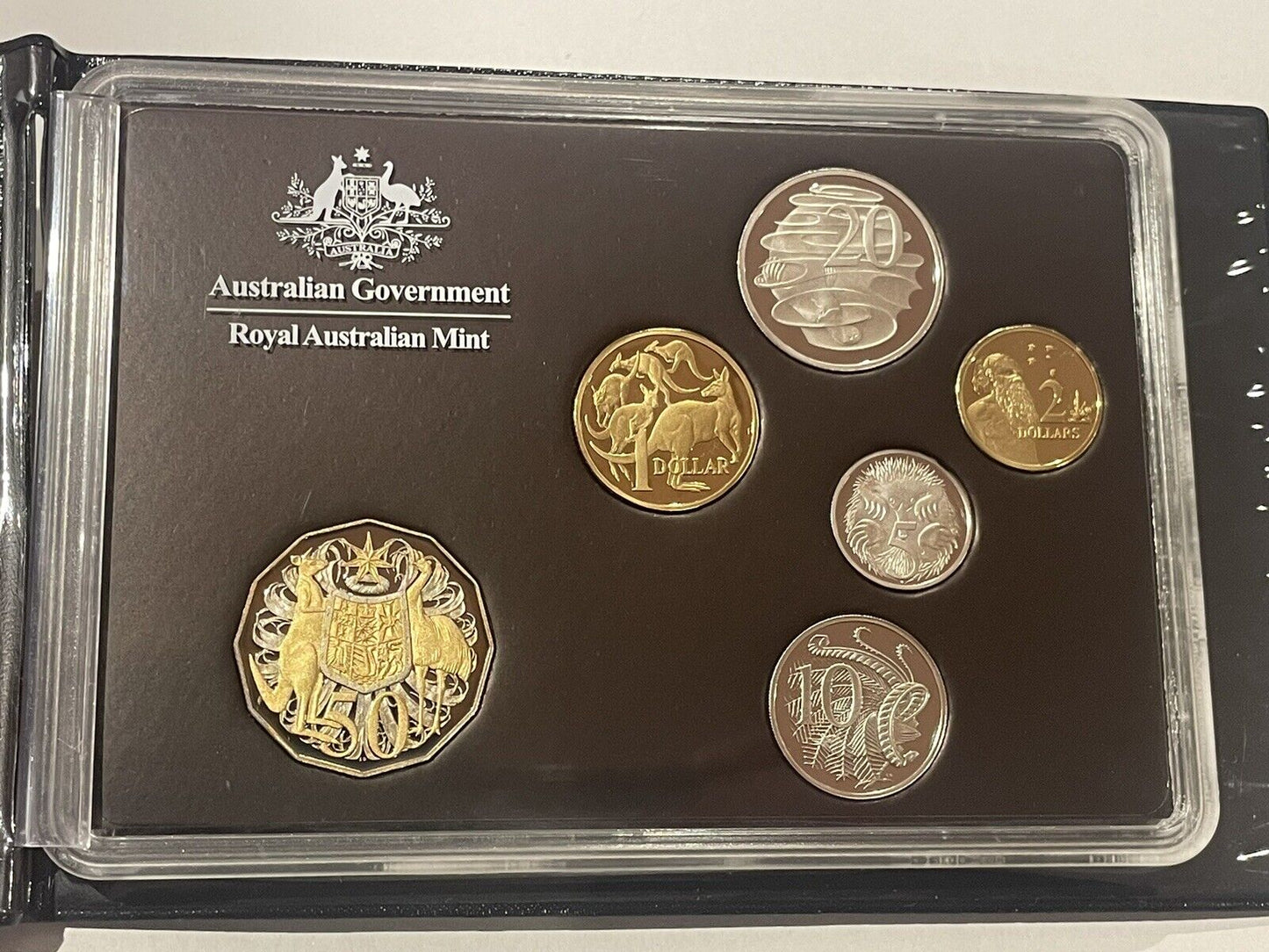 2012 PROOF Six Coin Set - Royal Australian Mint Special Edition Gilded 50c Coin